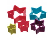 Colour Works Set of 5 Star Cookie Cutters